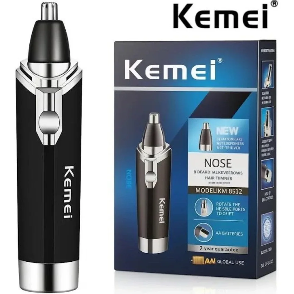 Kemei KM 6512‎ Professional Personal Care Nose Hair Trimmer Eyebrow Ear Groomer